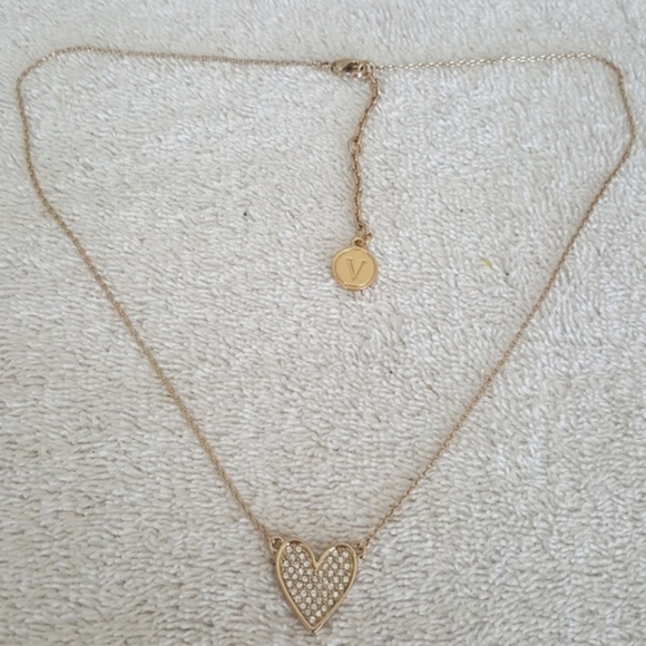 New Vince Camuto Pave Heart Pendant - Picture 4 of 7
